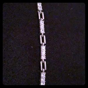 Silver and CZ Bracelet